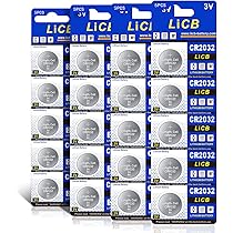 Amazon | LiCB 20個入 CR2016 リチウム ボタン 電池 3V 2016 コイン形